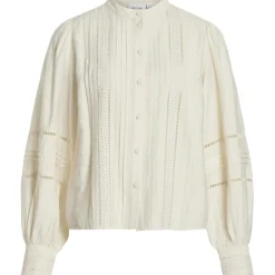 VILA dame skjorte VIANNA - Birch Clearance