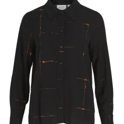 VILA dame skjorte VIJULY - Black Clearance