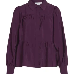 VILA dame skjorte VIKATRIA - Winter Bloom Discount