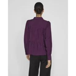 VILA dame skjorte VIKATRIA - Winter Bloom Discount