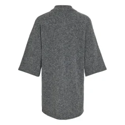 VILA dame strik kjole URI - Medium grey melange Sale