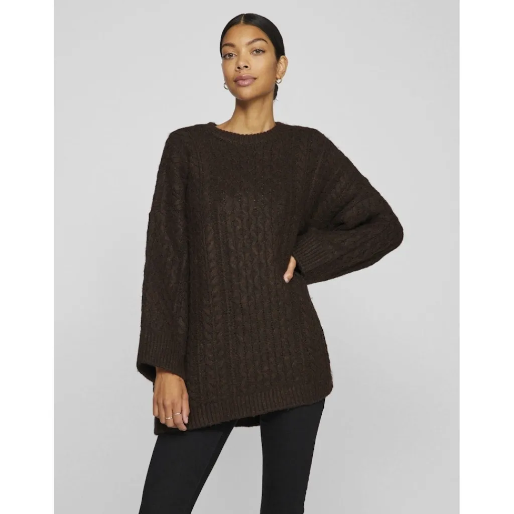 VILA dame strik VIKAIA - Coffee Bean Best