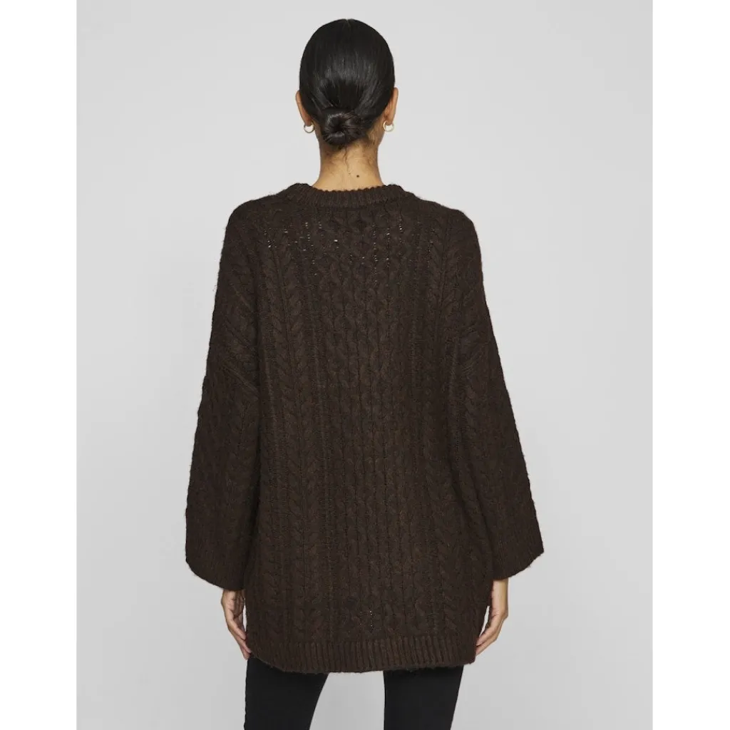 VILA dame strik VIKAIA - Coffee Bean Best