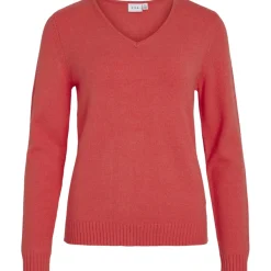 VILA dame strik VIRIL - Dubarry DARK MELANGE Online