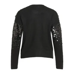 VILA dame strik VISIQUIN - Black Beauty Outlet