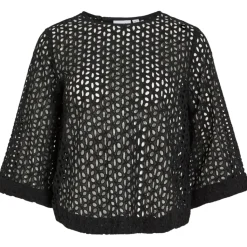 VILA DAME TOP VIAKISA - Black Beauty Clearance
