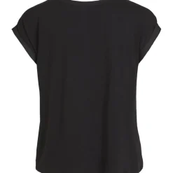 VILA dame top VIELLETTE - Black Online