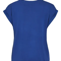 VILA dame top VIELLETTE - Mazarine Blue Clearance
