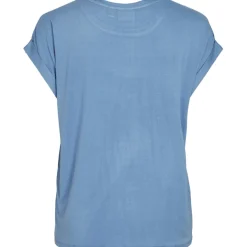 VILA dame top VIELLETTE - Blissful Blue New