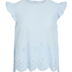 VILA dame top VIHORTENSA - Kentucky blue Online