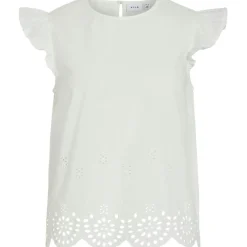 VILA dame top VIHORTENSA - Snow white Best