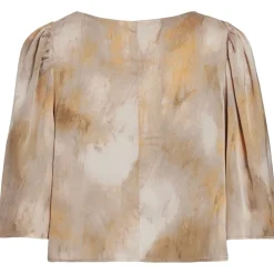 VILA dame top VINIKA - Birch Graphic Sale