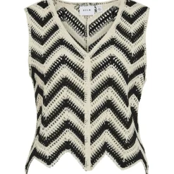 VILA dame top VISERILDA - Birch BLACK Online
