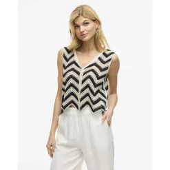 VILA dame top VISERILDA - Birch BLACK Online