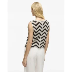 VILA dame top VISERILDA - Birch BLACK Online