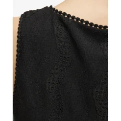 VILA dame top VITORTENA - Black Beauty New