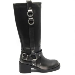 SHOES Yolene dame støvler 9639A - Gun Discount